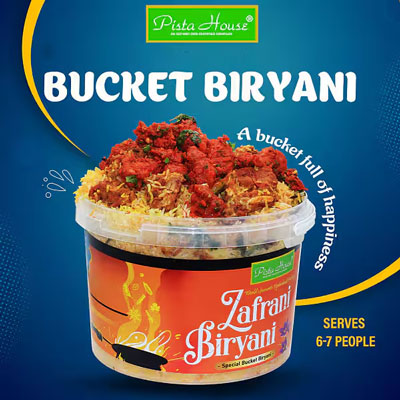"Zafrani Chicken Bucket Biryani (Pista House) - Click here to View more details about this Product